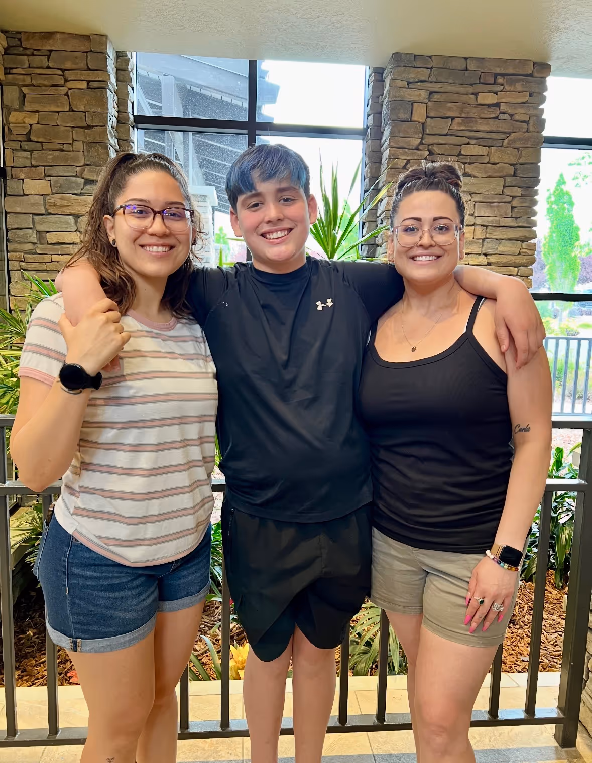 Tayler and Carla's family